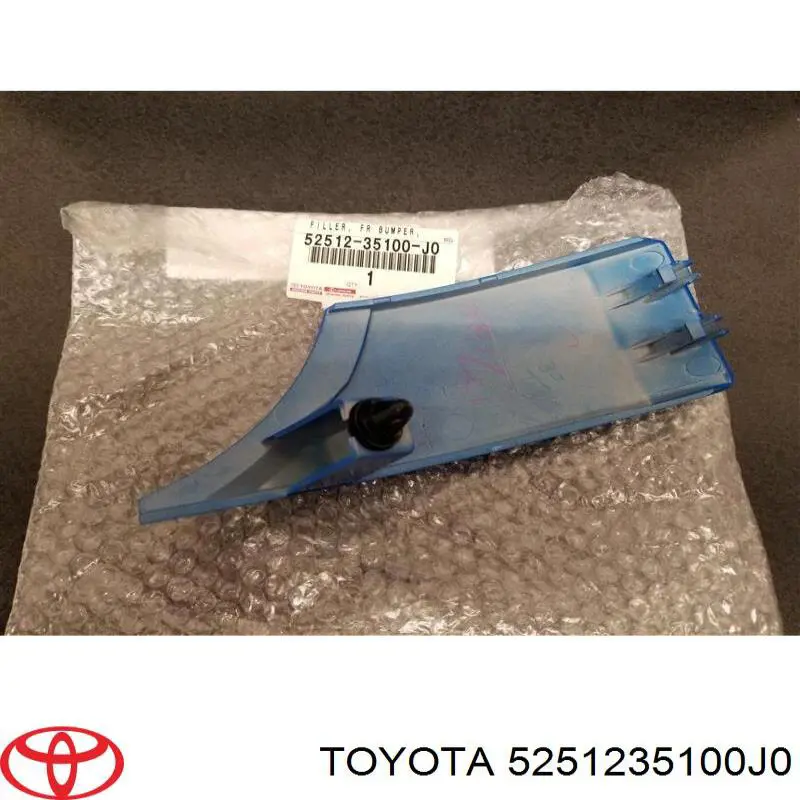 Накладка бампера заднего 5251235100J0 Toyota