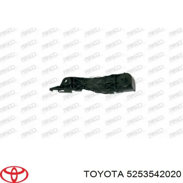 Купить 5253542020 Toyota Кронштейн бампера переднего правый