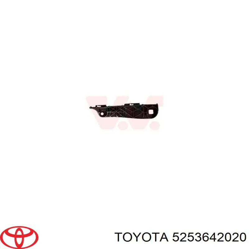 Кронштейн крепления бампера переднего левый Toyota 5253642020 цена, от 6.74 USD