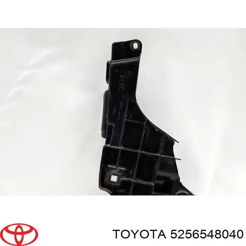 255650E030 Toyota consola direita do pára-choque traseiro