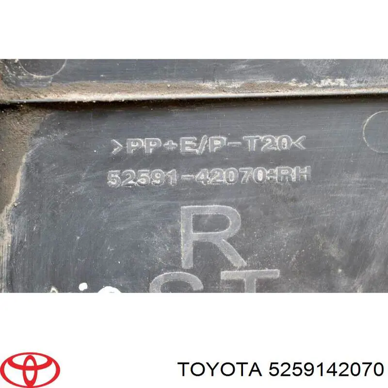 Подкрылок крыла заднего правый задний Toyota 5259142070 цена, от 8.44 USD