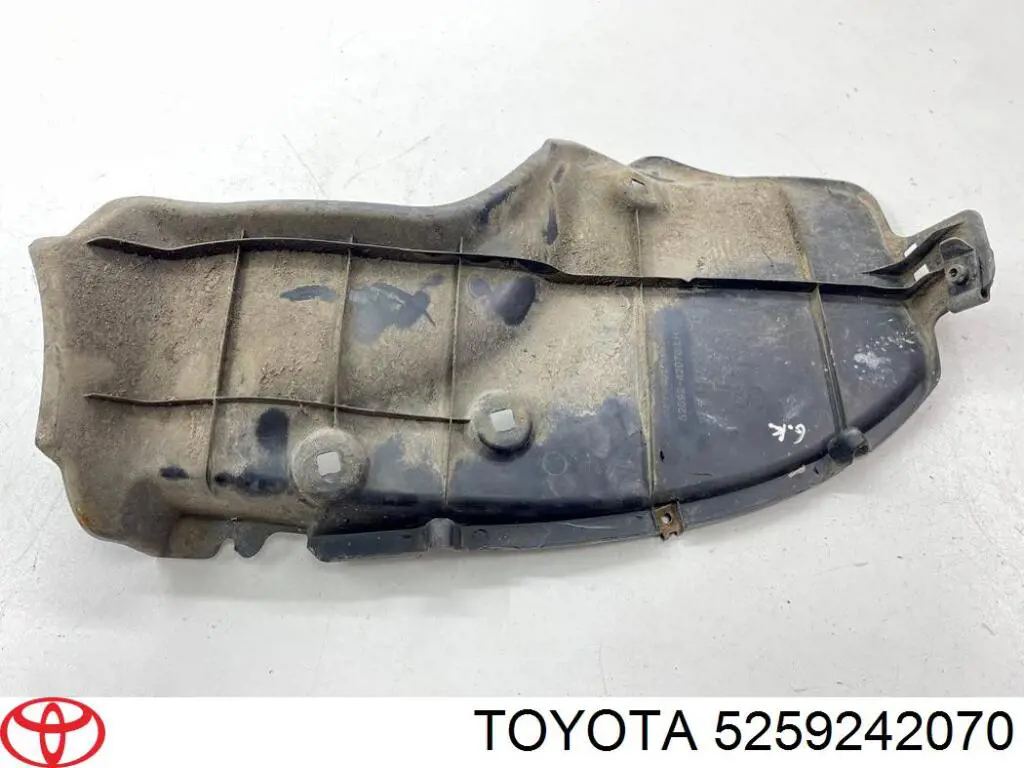 5259242070 Toyota guarda-barras esquerdo traseiro do pára-lama traseiro