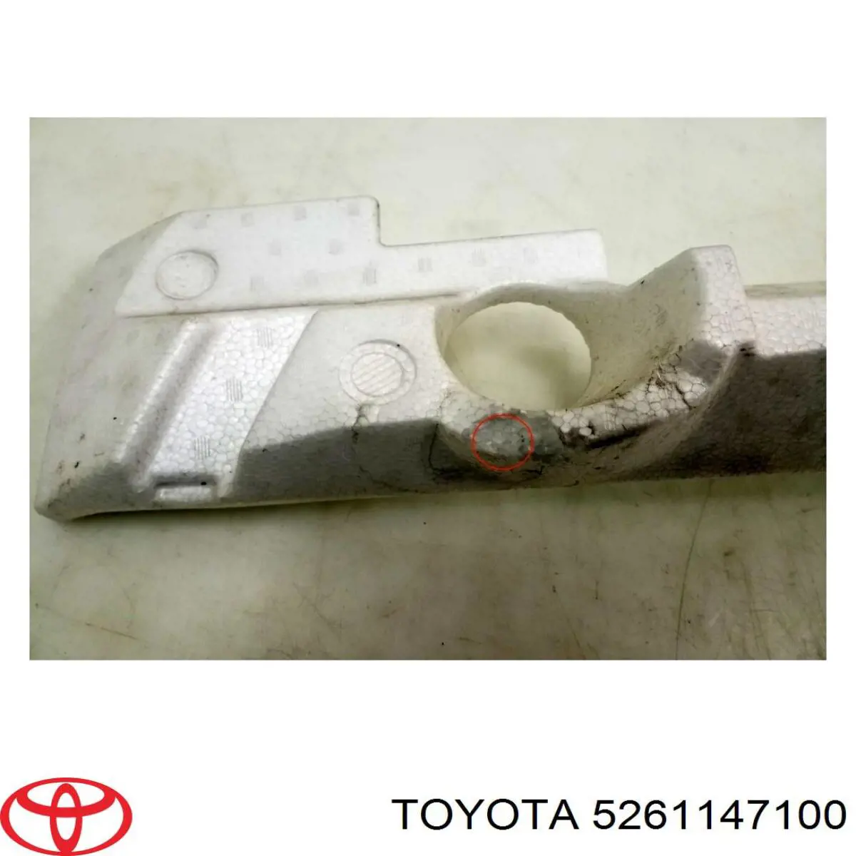 Энергопоглотитель переднего бампера Toyota 5261147100 цена, от 70.67 USD