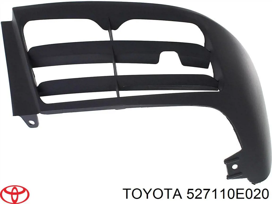 527110E020 Toyota spoiler direito do pára-choque dianteiro