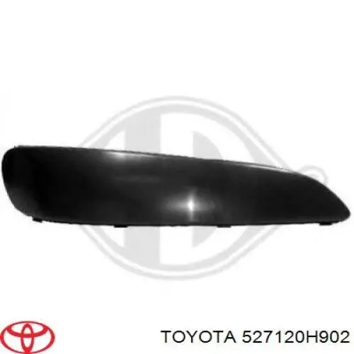 Накладка бампера переднего, правая Signeda PTY04340MAL цена, от 28.19 USD