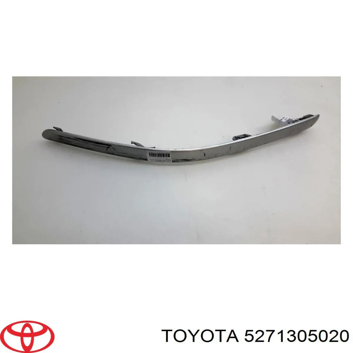 Moldura de parachoques delantero izquierdo 5271305020 Toyota