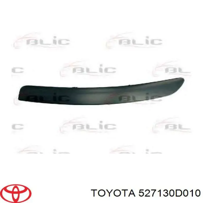 Молдинг бампера переднего левый 527130D010 Toyota