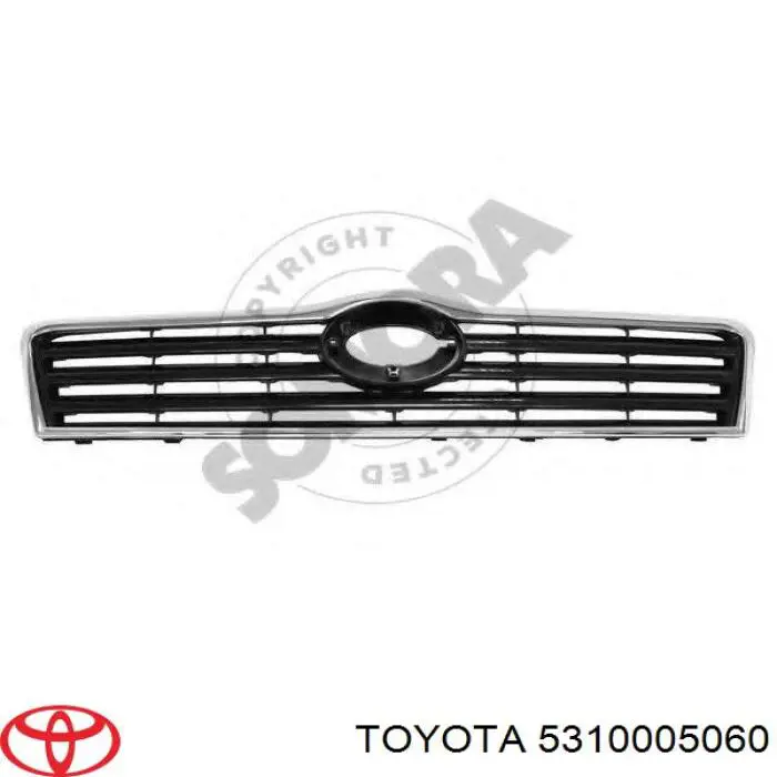 Купить 812505J Polcar Решетка радиатора