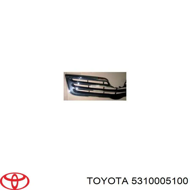Решетка радиатора на Toyota Avensis T25 (Тойота Авенсис)