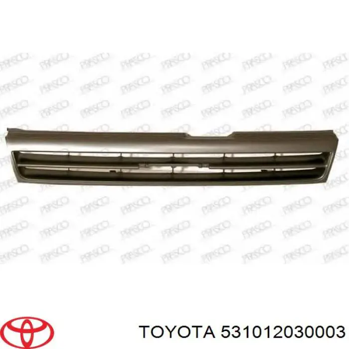 531012030003 Toyota решетка радиатора