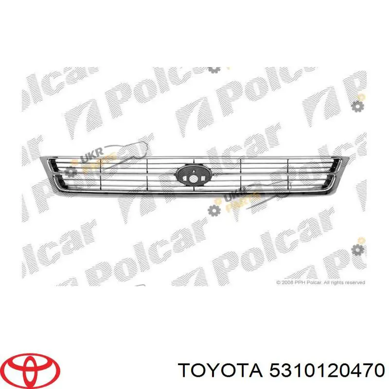 Купить 5310120470 Toyota Решетка радиатора