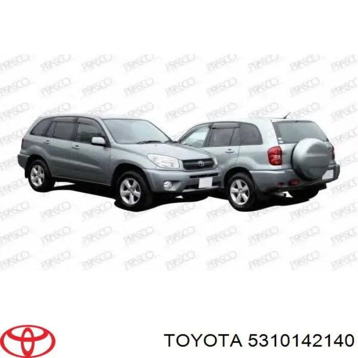 5310142140 Toyota grelha do radiador