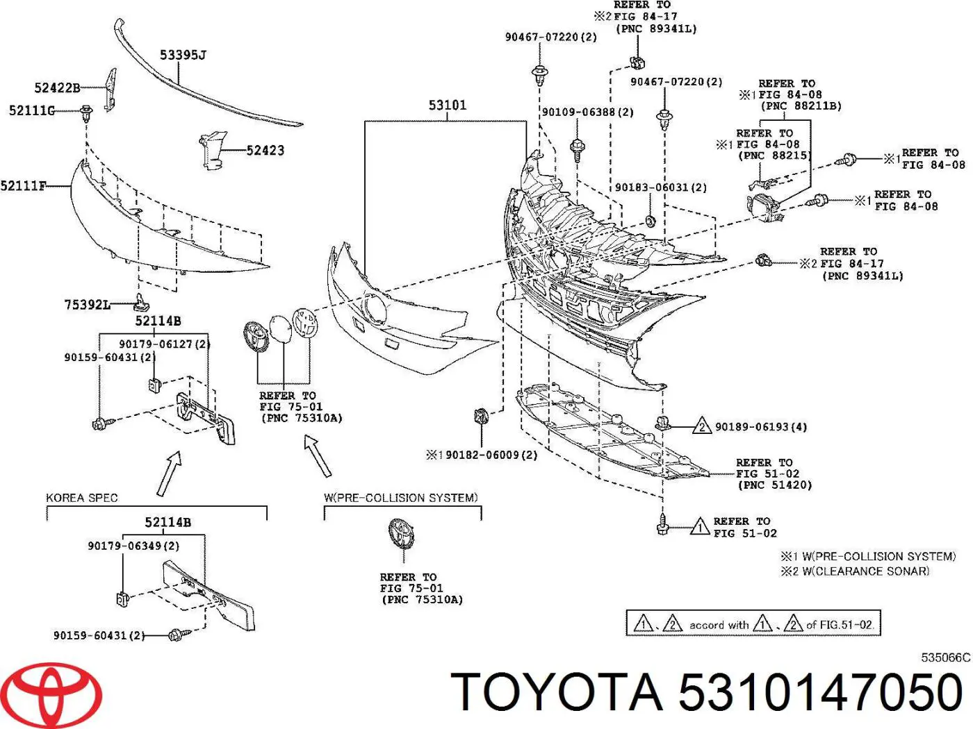 5310147050 Toyota сравнить цены на Автопро