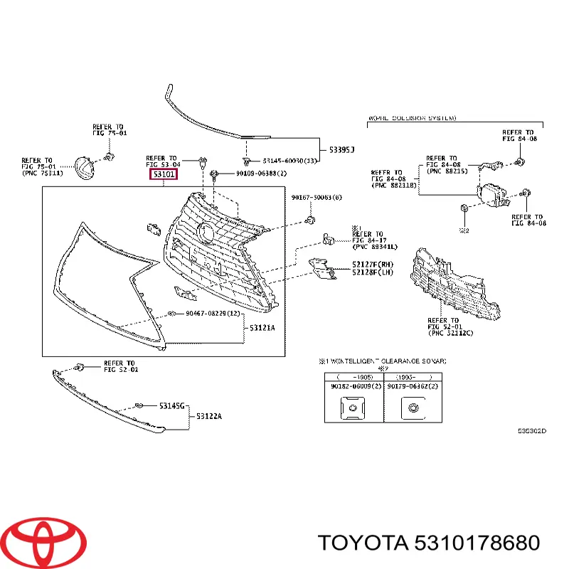 5310178680 Toyota 