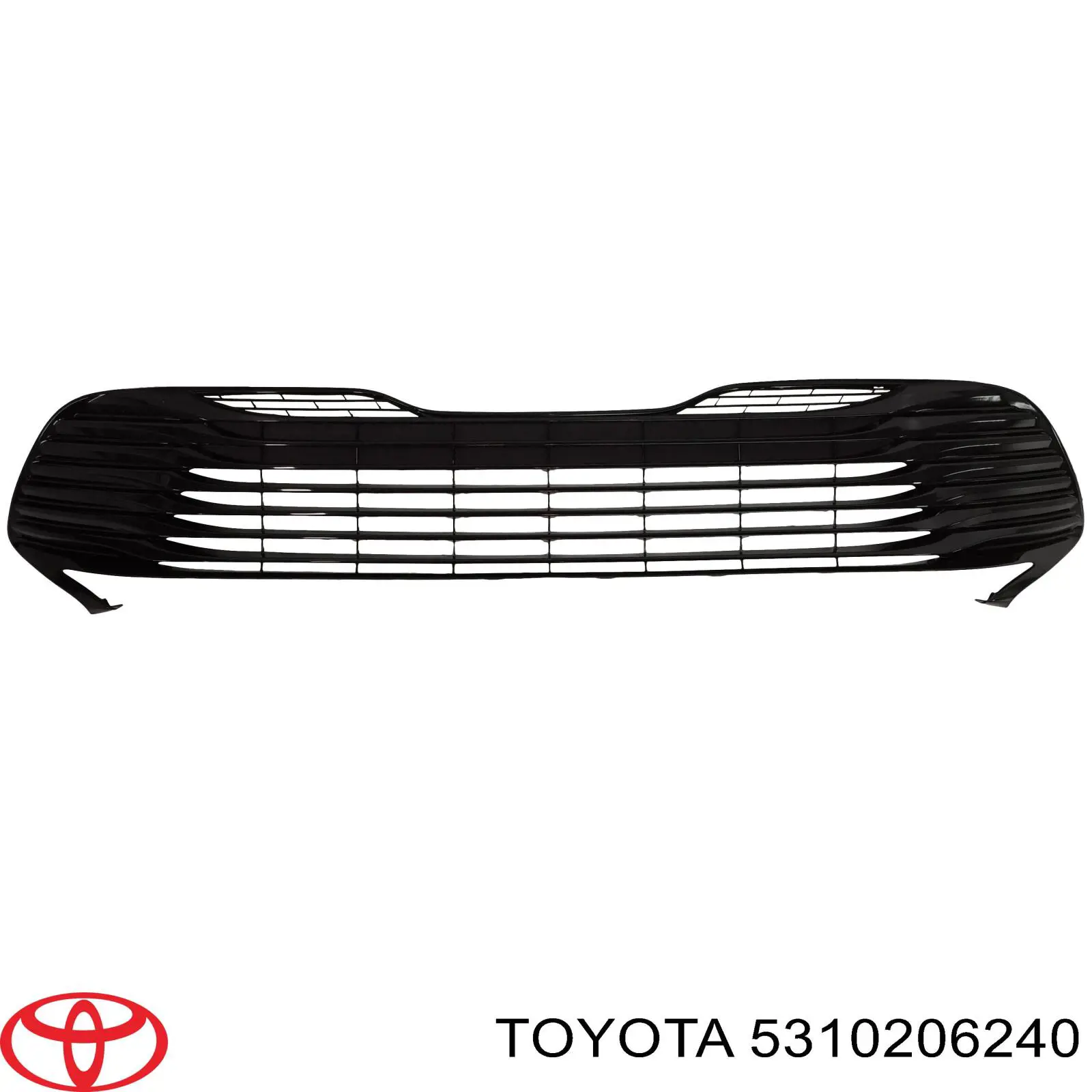 Grelha central do pára-choque dianteiro para Toyota Camry (V70)