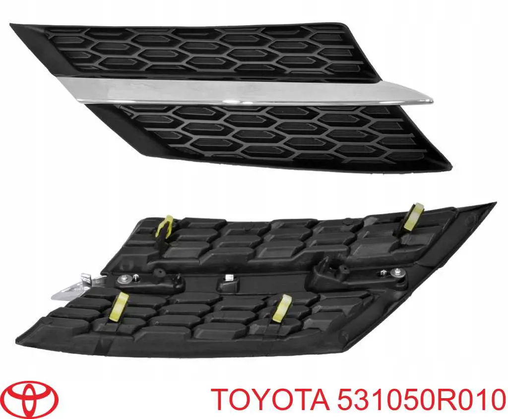 Решетка радиатора правая Toyota 531050R010 цена, от 22.48 USD
