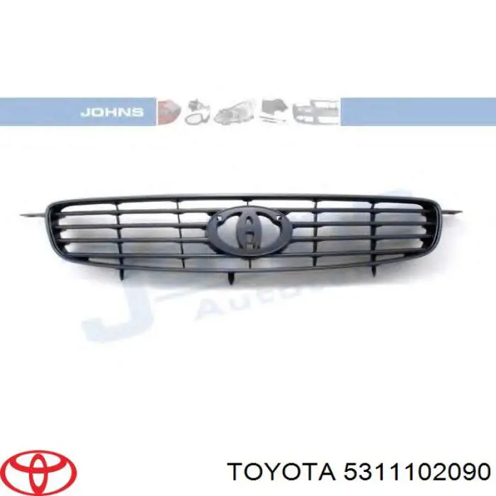 Облицовка радиатора Toyota 5311102090 цена, от 10.63 USD