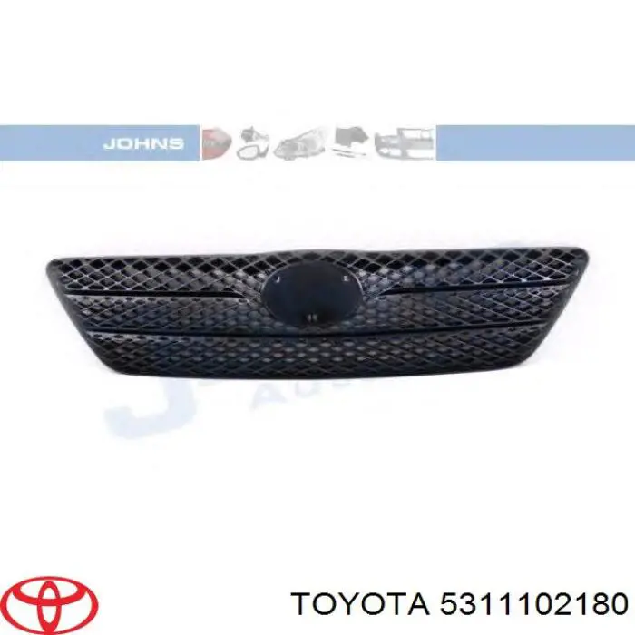 5311102180 Toyota решетка радиатора