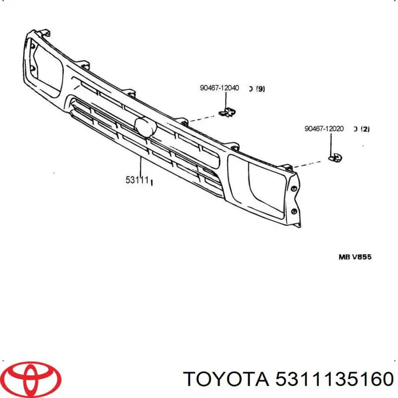  5311135160 Toyota