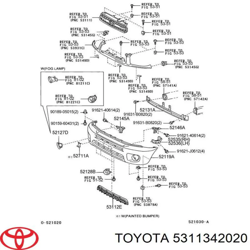 Купить 5311342020 Toyota 