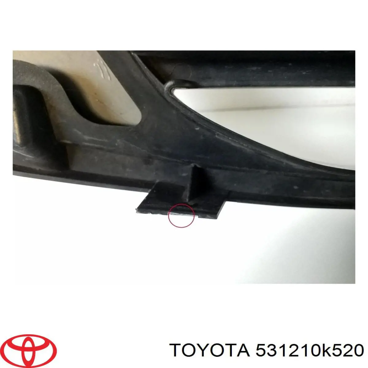 Купить 531210K520 Toyota Молдинг решетки радиатора