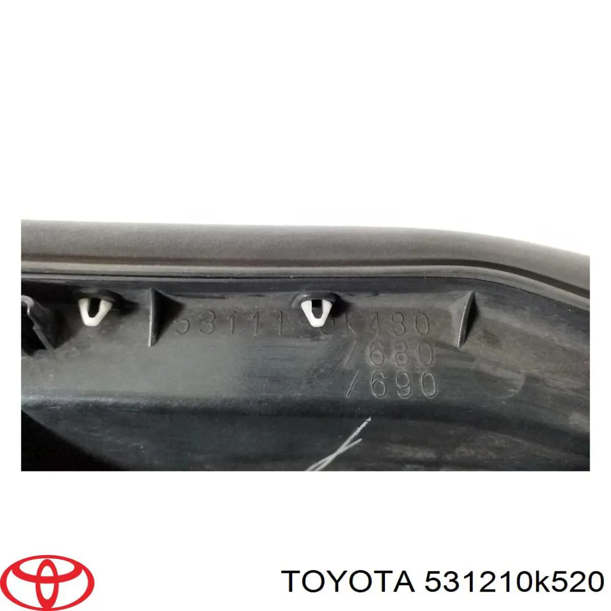 531210K520 Toyota Накладка решетки радиатора