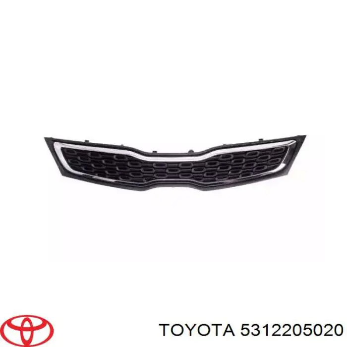 Заглушка ПТФ бампера переднего левая Toyota 5312205020 цена, от 15.24 USD