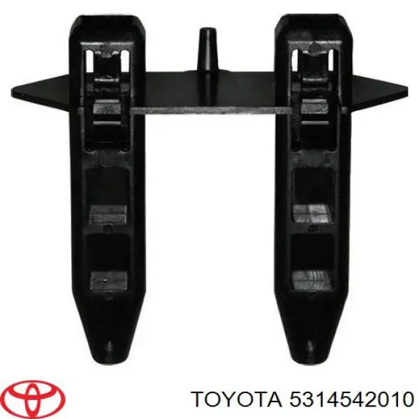 Пистон (клип) крепления решетки радиатора к панели Toyota 5314542010