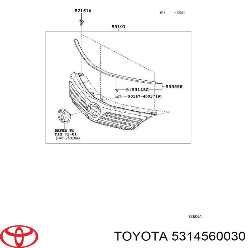  5314560030 Toyota