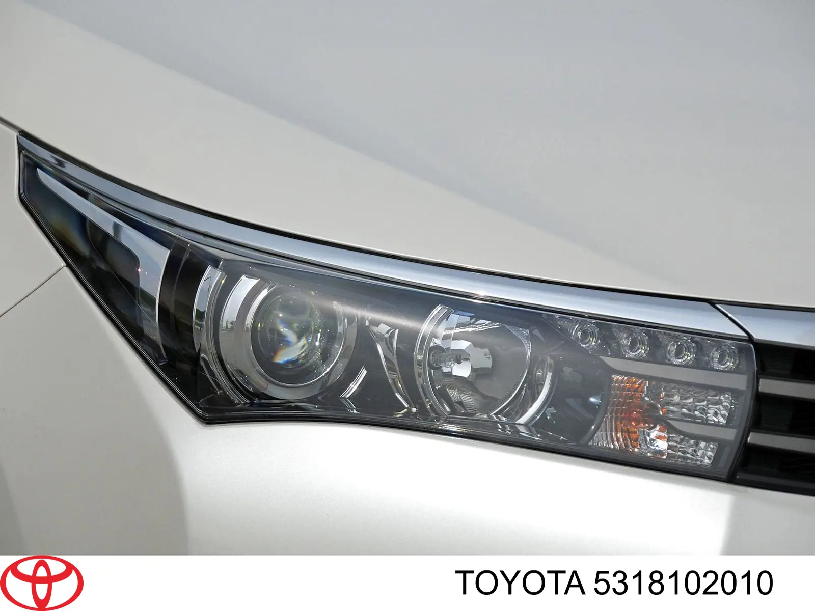 Молдинг фары правой Toyota 5318102010 цена, от 186.23 USD