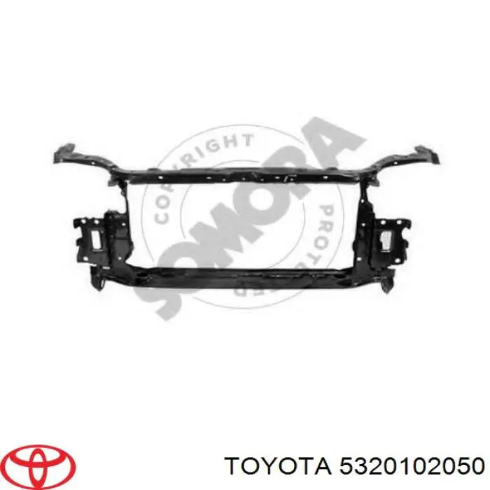 Рамка радиатора 5320102050 Toyota