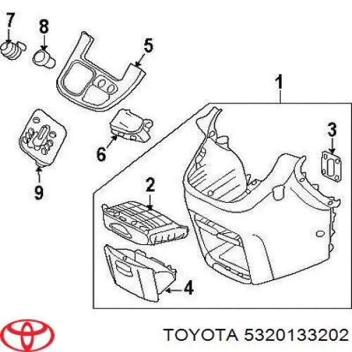 Рамка радиатора 5320133202 Toyota