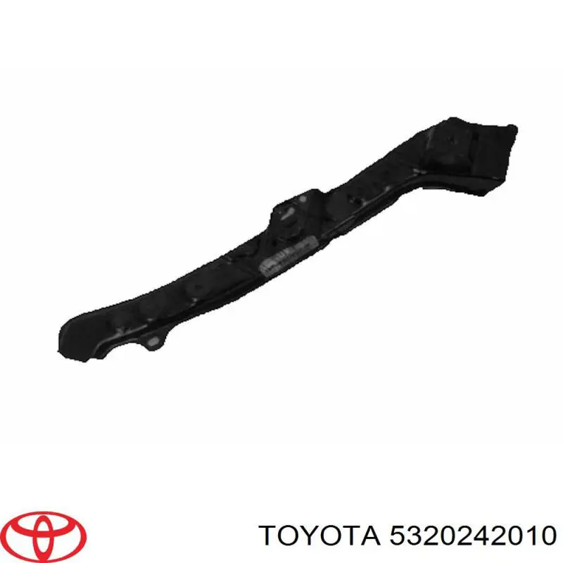5320242010 Toyota суппорт радиатора верхний (монтажная панель крепления фар)