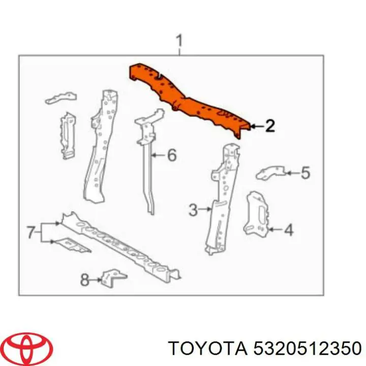  5320512350 Toyota