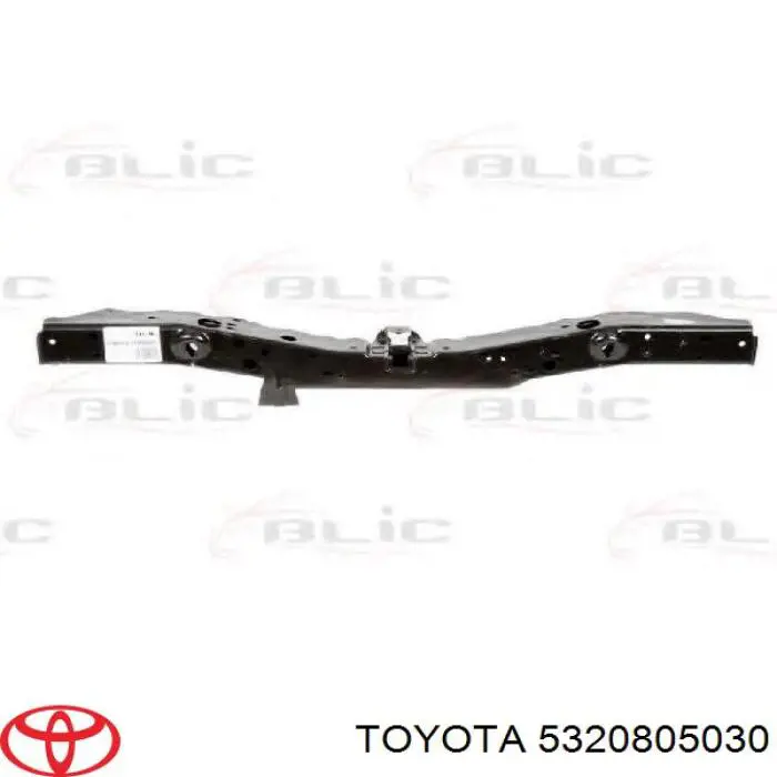 5320805030 Toyota суппорт радиатора верхний (монтажная панель крепления фар)