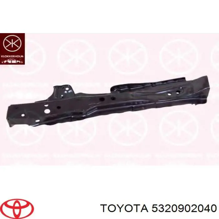 5320902040 Toyota suporte do radiador vertical (painel de montagem de fixação das luzes)