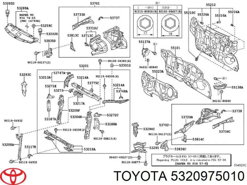 5320975010 Toyota 