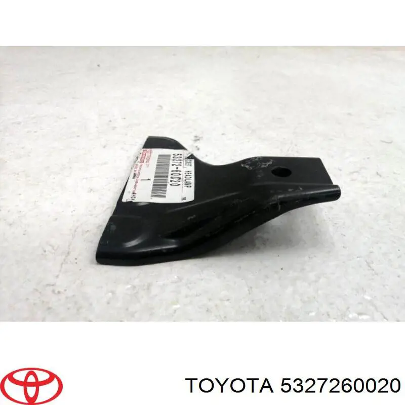 5327260020 Toyota consola (adaptador de fixação da luz dianteira esquerda)