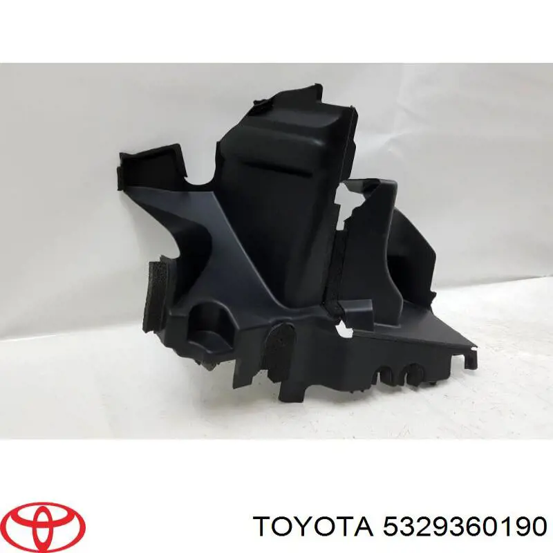 Воздуховод (дефлектор) радиатора правый Toyota 5329360190