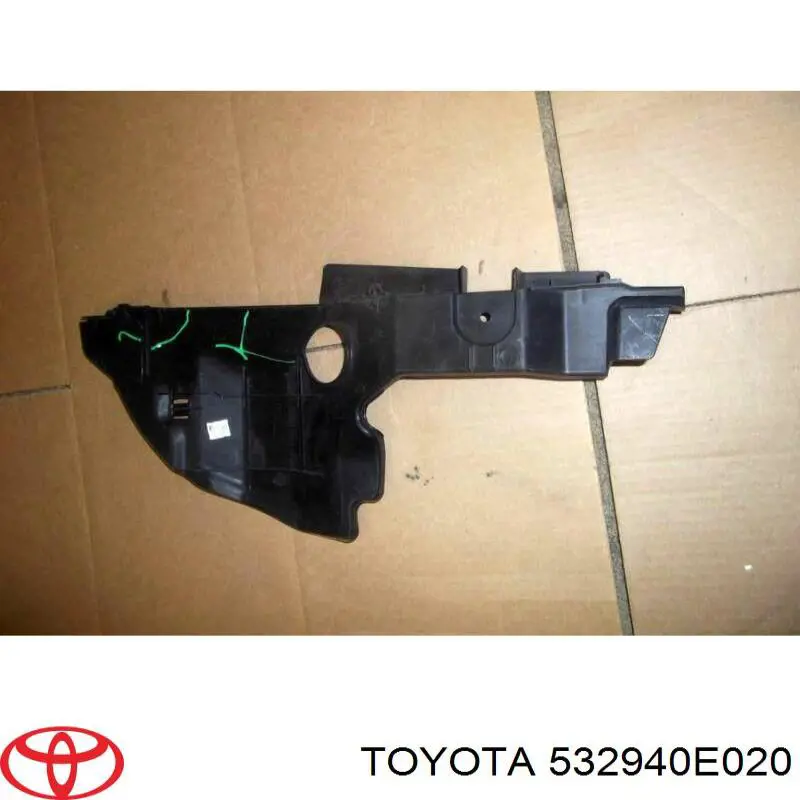 Воздуховод (дефлектор) радиатора левый Toyota 532940E020 цена, от 12.06 USD