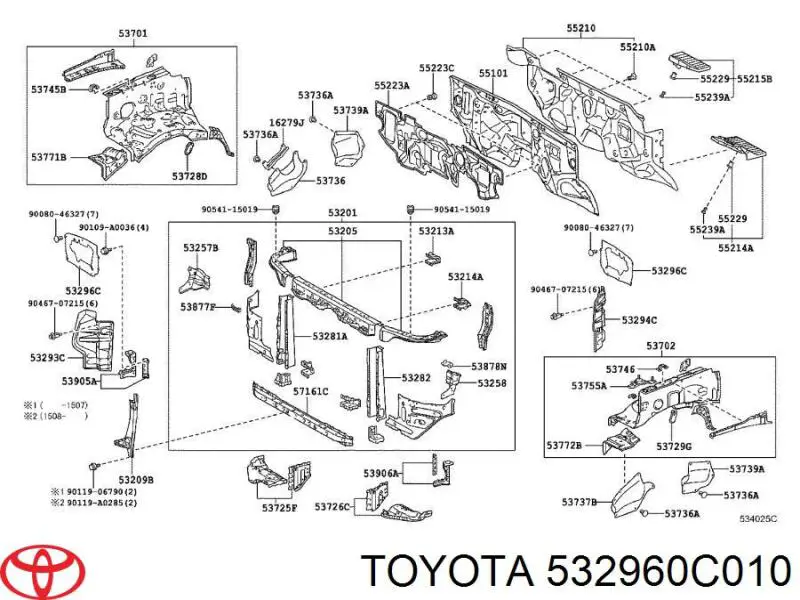 532960C010 Toyota 