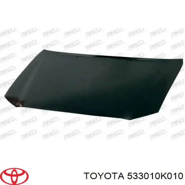 Капот на Toyota Fortuner N5, N6 (Тойота Фортунер)