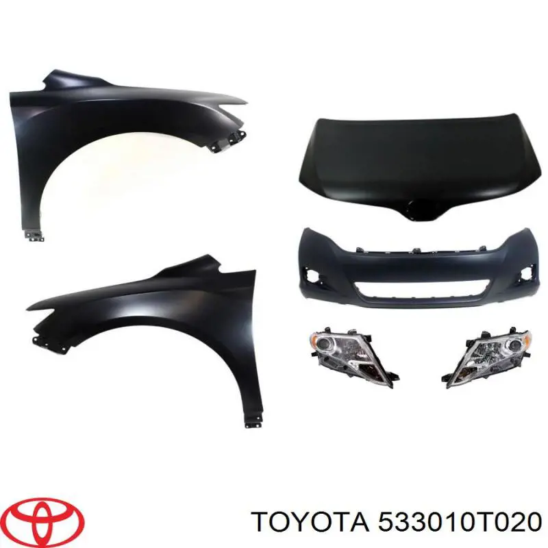 Капот 533010T020 Toyota