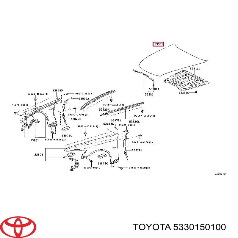 5330150100 Toyota 