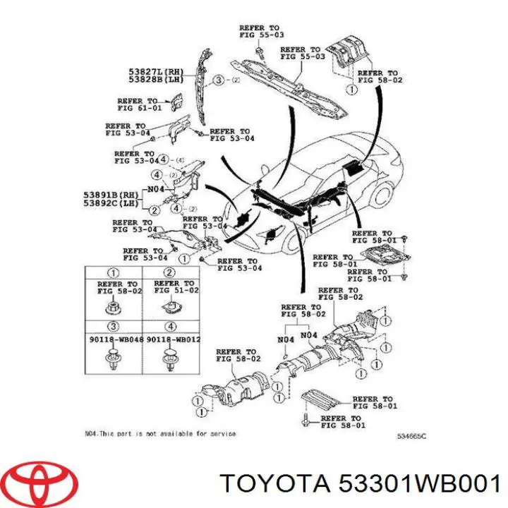  53301WB001 Toyota