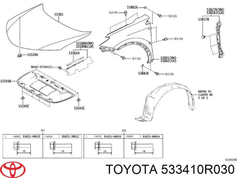  533410R030 Toyota