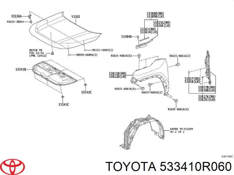  533410R060 Toyota