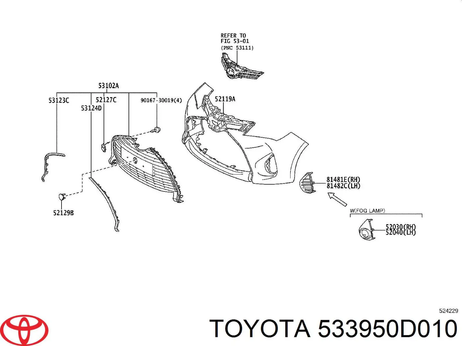 533950D010 Toyota 