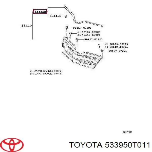  533950T011 Toyota