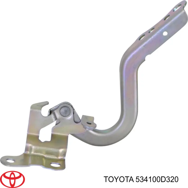 Bisagra, capó del motor derecha 534100D320 Toyota